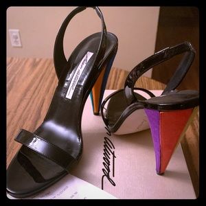 Brian Atwood “SUSII” Patent Leather PL Sandal 38.5